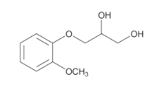 Guaifenesin - Chemical Structure