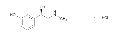Phenylephrine Hydrochloride - Chemical Structure