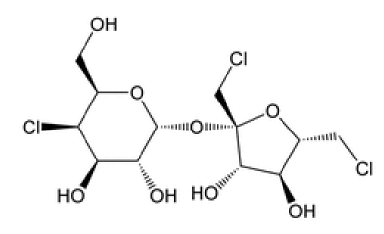 Sucralose - Chemical Structure