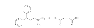 Pheniramine Maleate Chemical Structure - 1