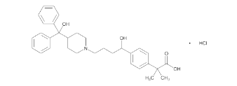 Fexofenadine Hydrochloride Chemical Structure - 1