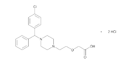 Cetirizine Hydrochloride Chemical Structure - 1
