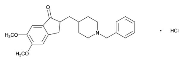 Pharm-Rx Donepezil HCL - Chemical Structure - 1