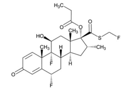 Pharm-Rx Fluticasone Propionate USP - Chemical Structure - 1
