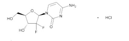 Pharm-Rx Gemcitabine HCL USP - Chemical Structure - 1