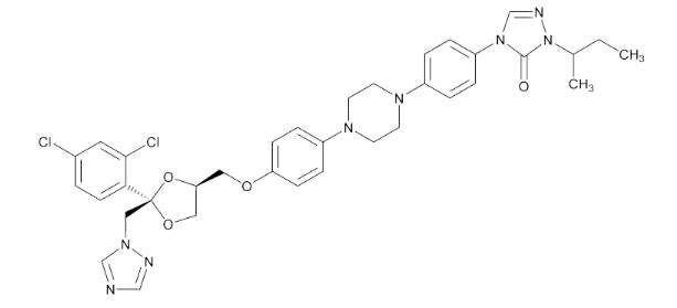 Pharm-Rx Itraconazole USP - Chemical Structure - 1
