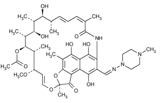 Pharm-Rx Rifampin - Chemical Structure - 1