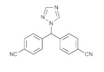Pharm-Rx Letrozole Usp - Chemical Structure - 1