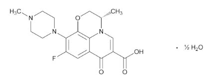 Pharm-Rx Levofloxacin Hemihydrate USP - Chemical Structure - 1