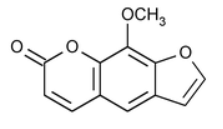 Pharm-Rx Methoxsalen - Chemical Structure - 1