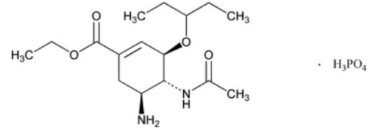 Pharm-Rx Oseltamivir Phosphate - Chemical Structure - 1