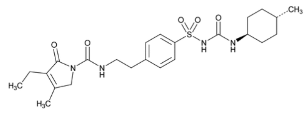 Pharm-Rx Glimepiride - Chemical Structure - 1