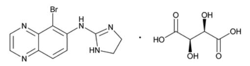 Pharm-Rx Brimonidine Tartrate - Chemical Structure - 1