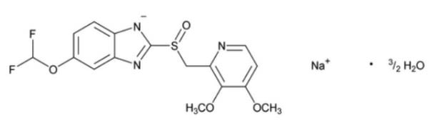 Pharm-Rx Pantoprazole Sodium USP - Chemical Structure - 1