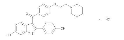 Pharm-Rx Raloxifene HCL USP - Chemical Structure - 1