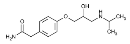 Pharm-Rx Atenolol USP - Chemical Structure - 1
