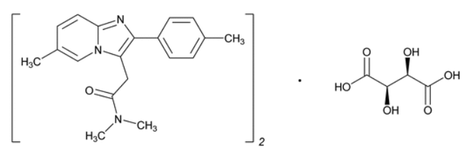 Pharm-Rx Zolpidem Tartrate - Chemical Structure - 1