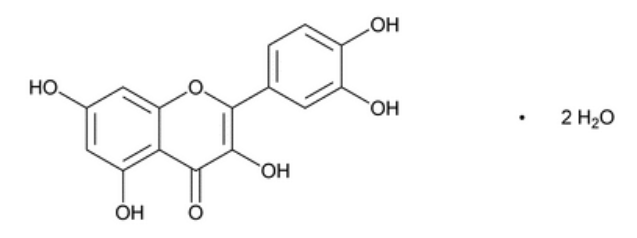 Pharm-Rx Quercetin Dihydrate - Chemical Structure - 1