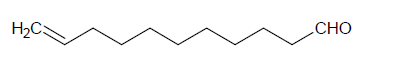 ALDEHYDE C-11 UNDECYLENIC - Chemical Structure - 1