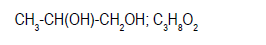 PROPYLENE GLYCOL INDUSTRIAL GRADE - Chemical Structure - 1