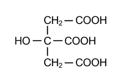 CITRIC ACID ANHYDROUS POWDER - ADM - Chemical Structure - 1