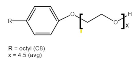 TRITON X-45 SURFACTANT - DOW - Chemical Structure - 1