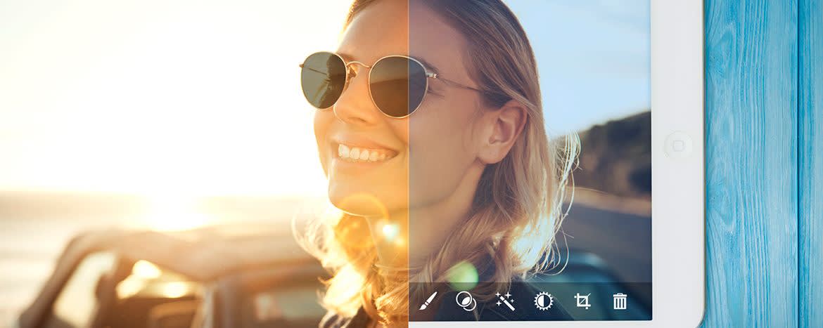 Lumicease™ blue ingredient banner