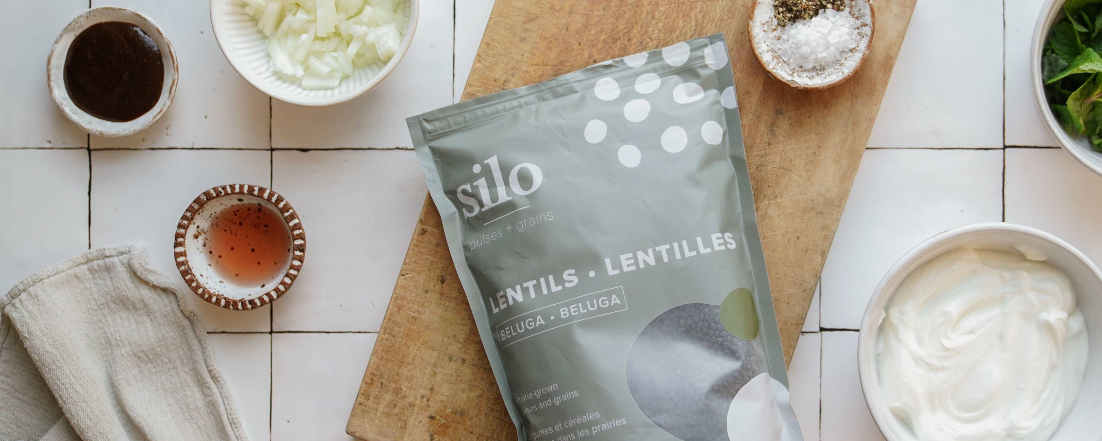 Silo Beluga Lentils banner