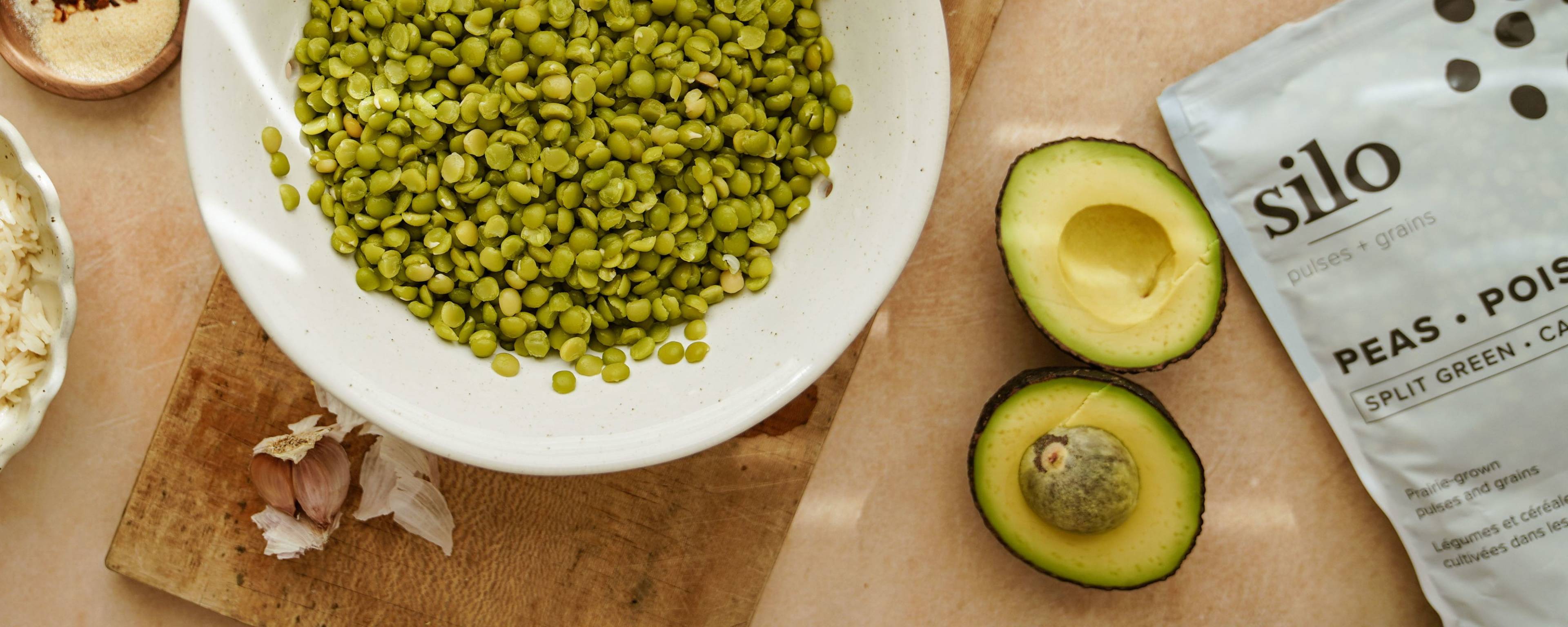 Silo Green Split Peas banner