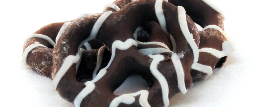 Georgia Nut Company Chocolatey Pretzels with Frosted Swirl banner