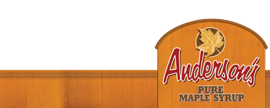 Anderson's Maple Syrup banner
