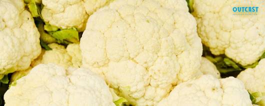 Outcast Foods Dehydrated Cauliflower banner