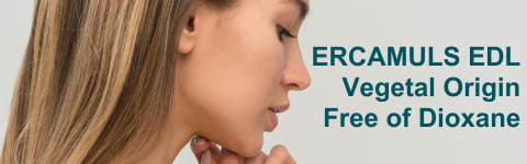Ercamuls EDL | Vegetal Origin, Free of Dioxane banner