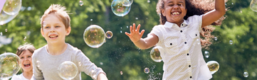Kids Bubble banner