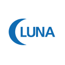 Luna-cure brand card logo