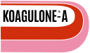 Koagulone-a brand card logo