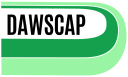 Dawscap brand card logo