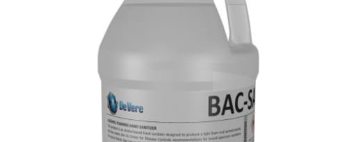 Devere Chemical Bac-san Alcohol Hand Sanitizer product card banner