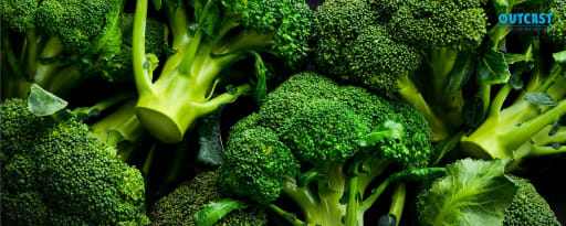 Outcast Foods Dehydrated Broccoli product card banner