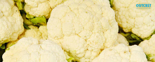 Outcast Foods Dehydrated Cauliflower product card banner