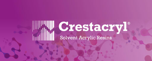 Crestacryl brand card banner