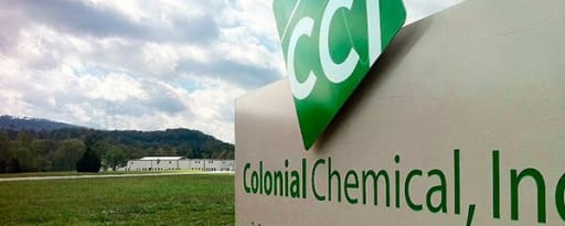 Colonial Chemical producer card banner