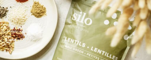 Silo Small Green Lentils product card banner